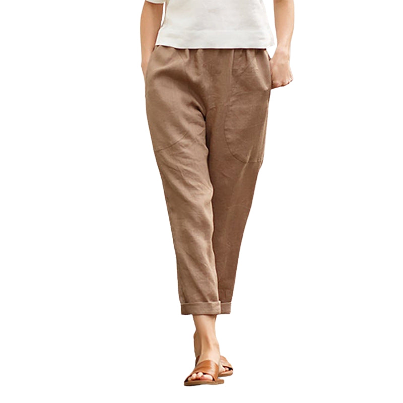 Isabella – Relaxed Straight-Leg Women’s Pants with Functional Side Pockets