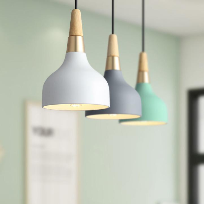 LumeArt – Modern Macaron Disc Pendant Lamp with Vibrant Colors