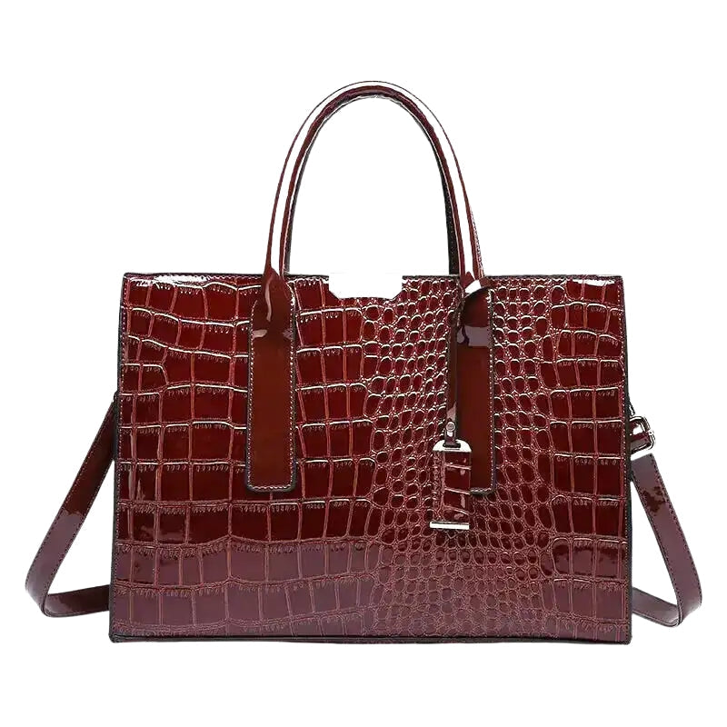 Anneliese – Leather Handbag with Adjustable Shoulder Strap and Structured Design