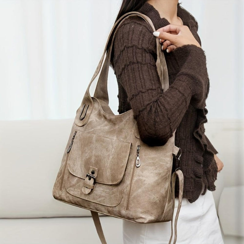 Selvina – Shoulder Bag with Adjustable Strap and Zippered Pocket