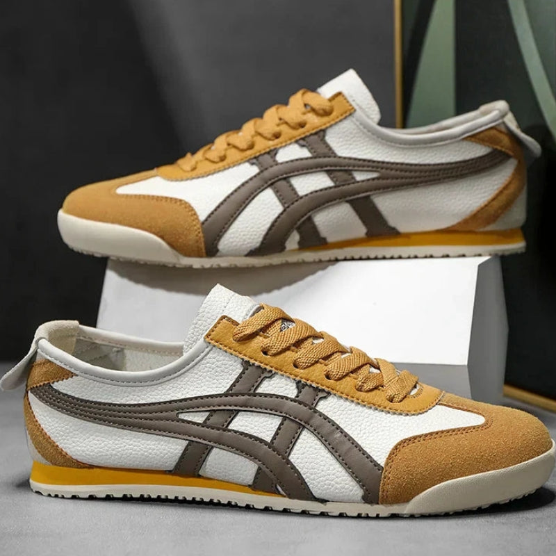 Ethan – Sneakers with Flat Sole and Classic Round Toe