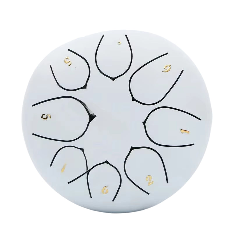 ToneEase – Steel Hand Pan Drum with Multi-Tone Layout and Accessories