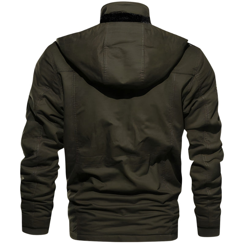 Adrian – Long Sleeve Jacket with Adjustable Waist and Pockets