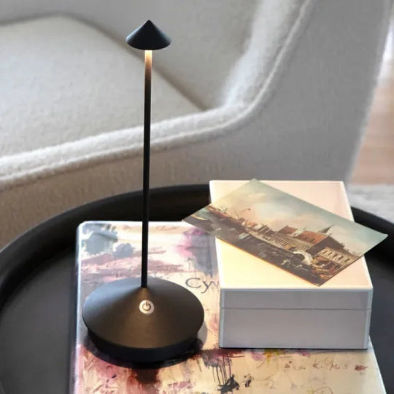 LumiSphere – Modern Table Lamp with Adjustable Brightness and Water-Resistant Design