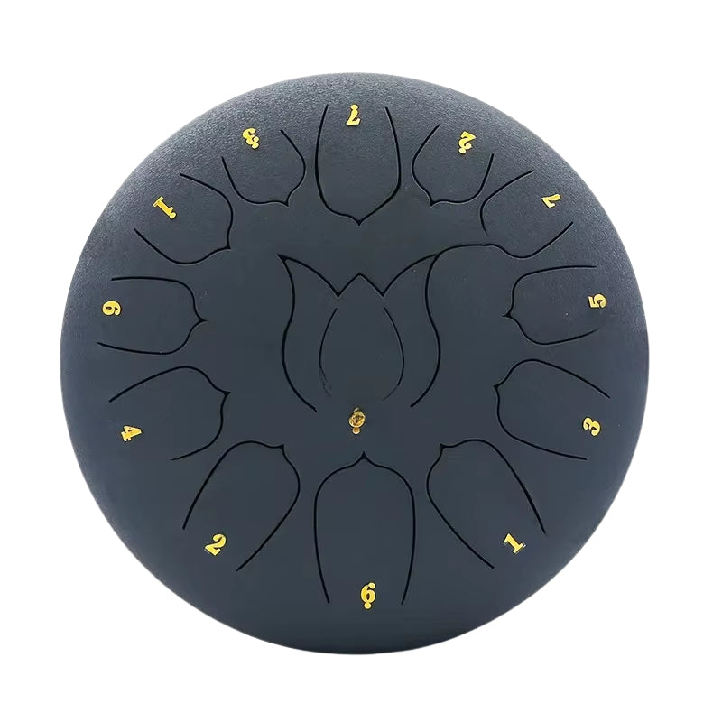 ToneEase – Steel Hand Pan Drum with Multi-Tone Layout and Accessories