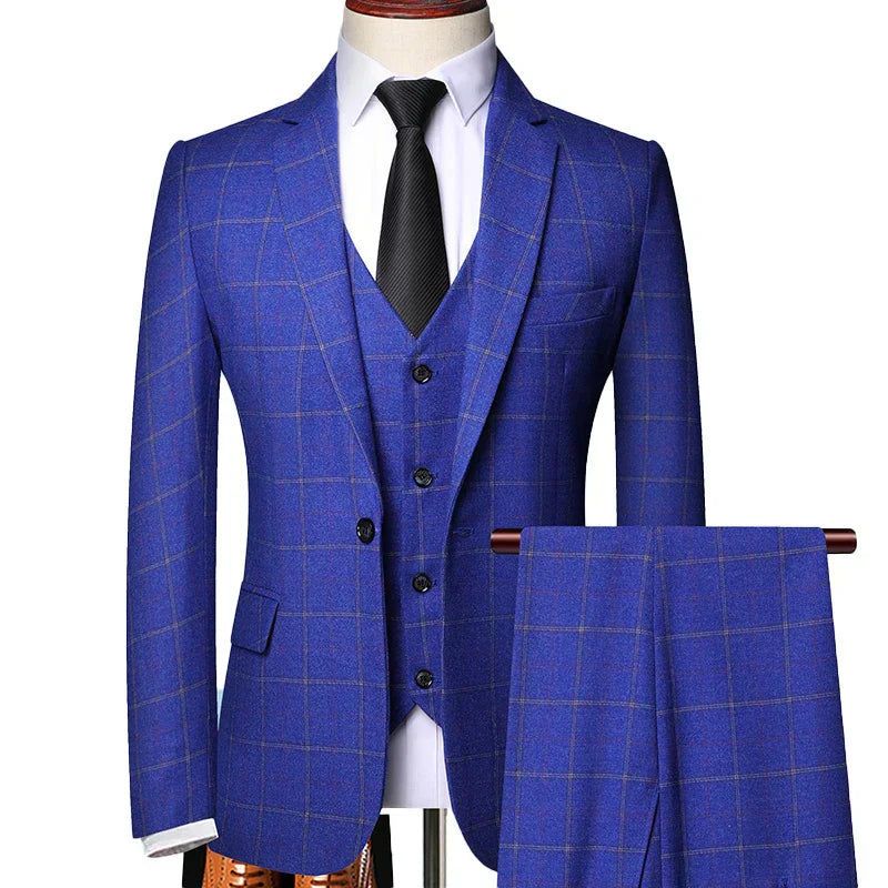 Nicolas - Three-Piece Suit With Blazer, Trousers And Waistcoat