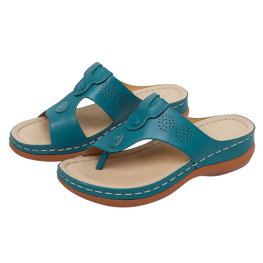 Grace – Stylish Sandals with Supportive Sole and Fashionable Leopard Print for Comfort