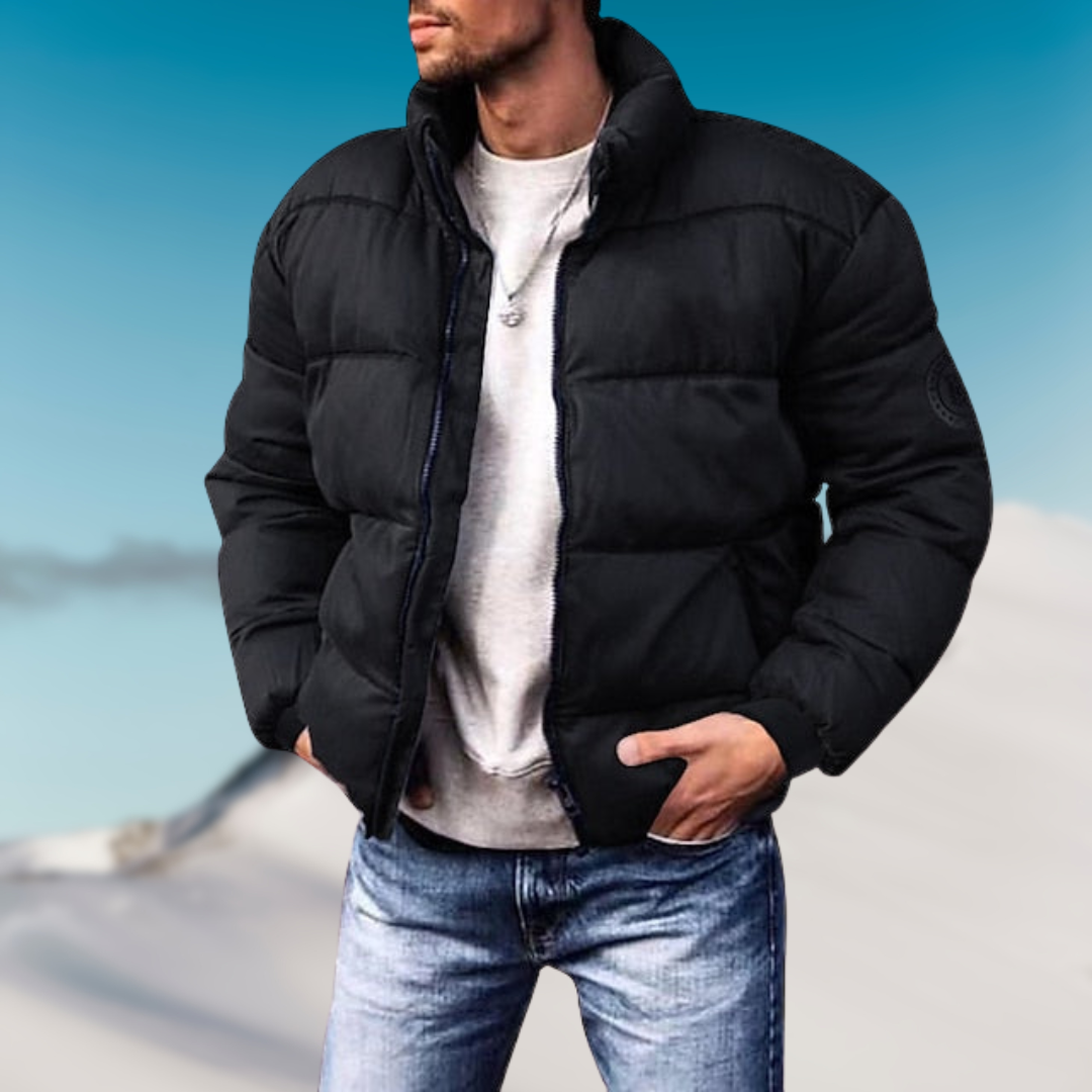 Brodie - Quilted Puffer Jacket With Stand-Up Collar