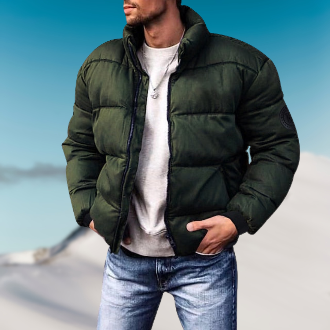 Brodie - Quilted Puffer Jacket With Stand-Up Collar
