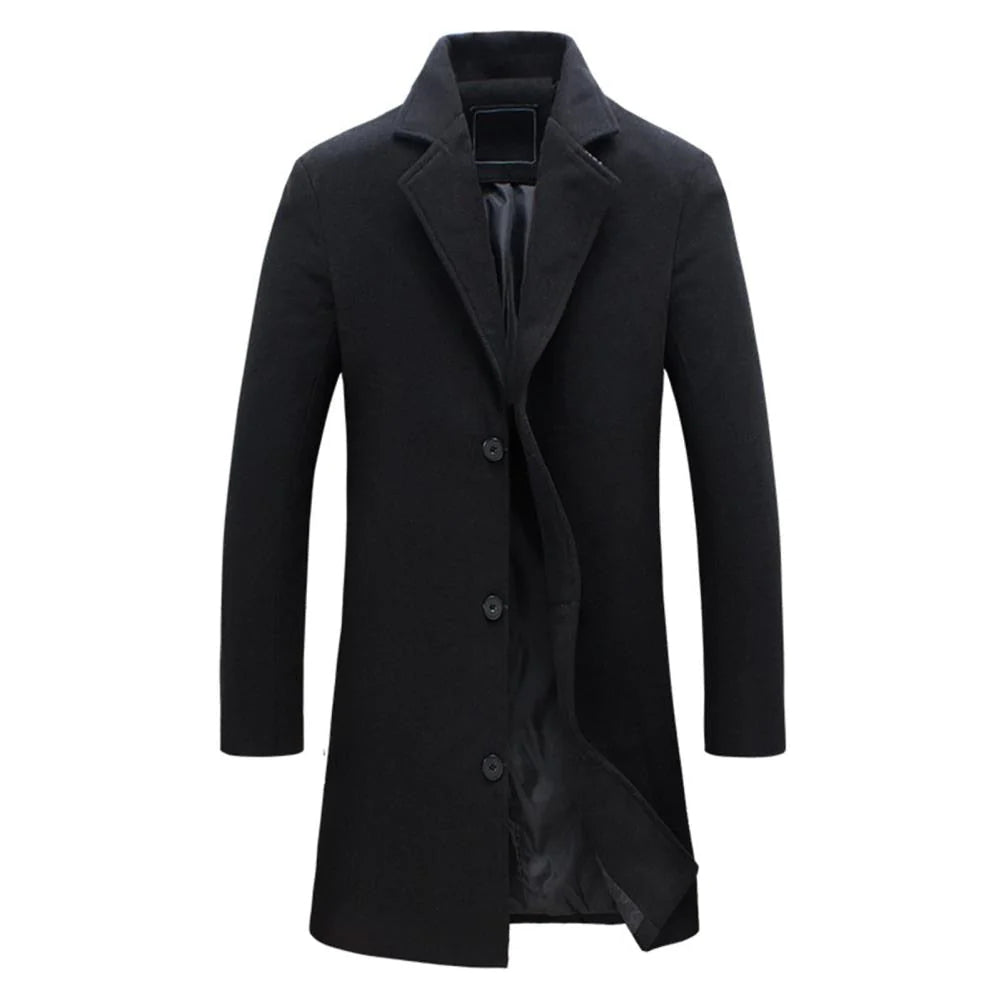 Josiah - Long Winter Jacket With Adjustable Cuffs