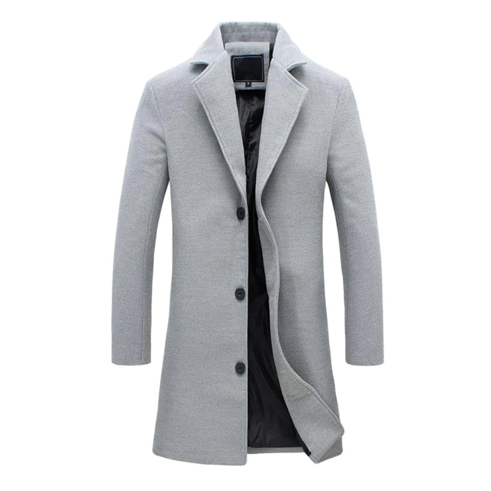 Josiah - Long Winter Jacket With Adjustable Cuffs
