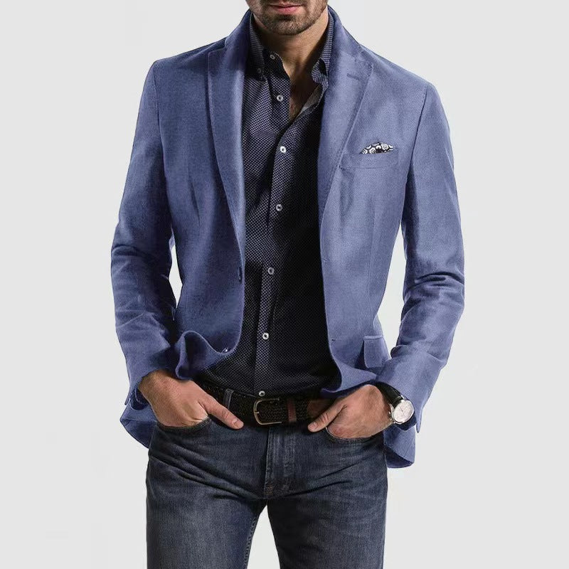 Dorian – Checked Single-Breasted Blazer With Button Closure