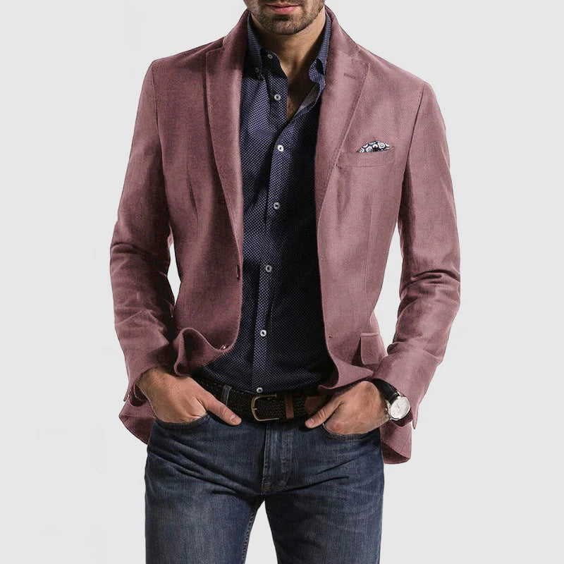 Dorian – Checked Single-Breasted Blazer With Button Closure