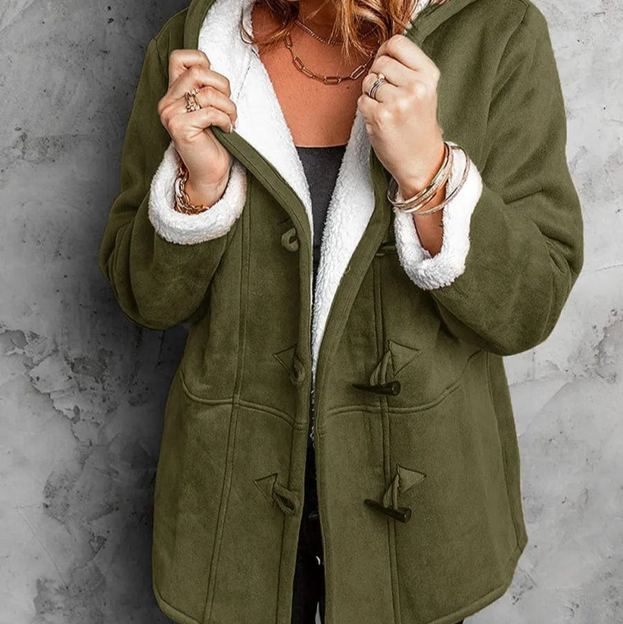 Selvia – Winter Jacket With Sherpa Fleece Lining and Hood