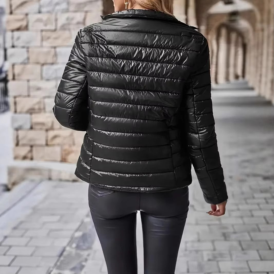 Novira – Quilted Jacket With Water-Resistant Finish and Zip Closure