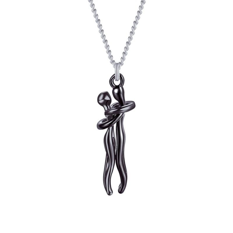 SoulLink - Elegant Abstract Necklace Symbolizing Meaningful Bonds