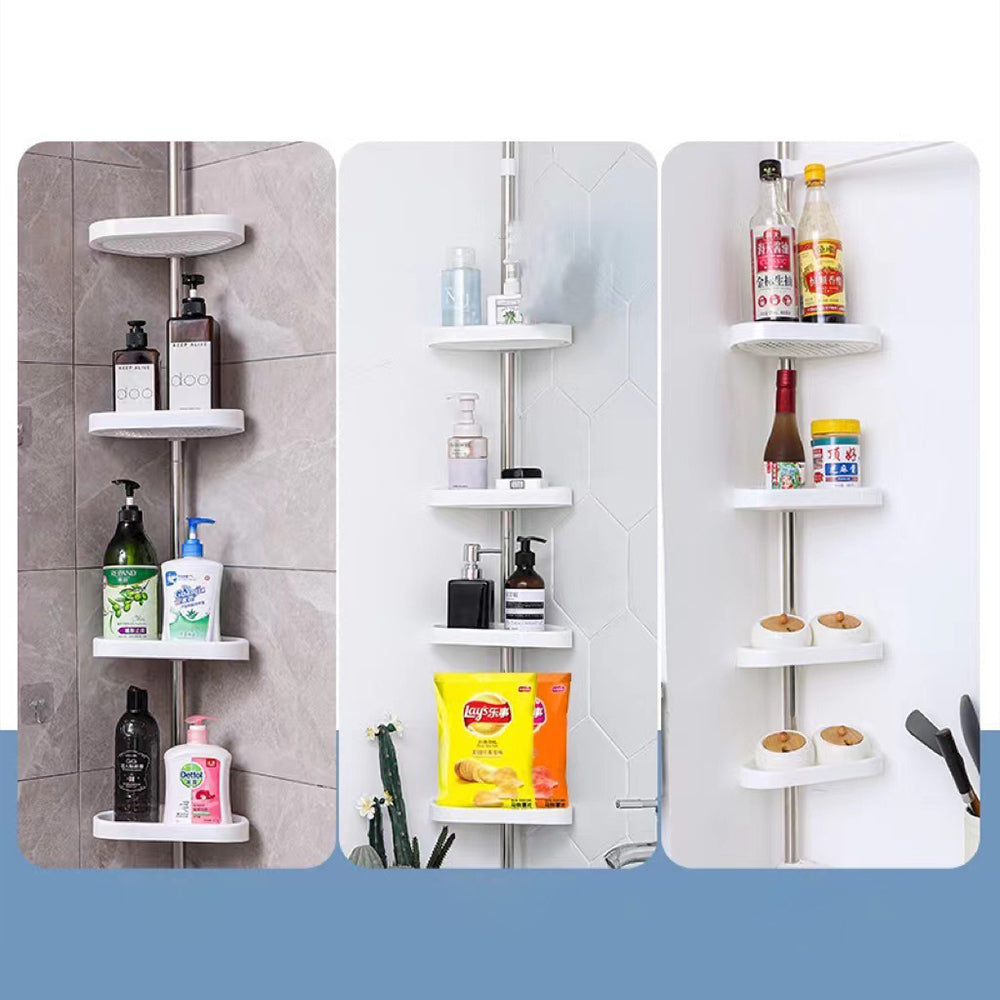 AquaNest – Adjustable Bathroom Shelf with Multiple Storage Levels