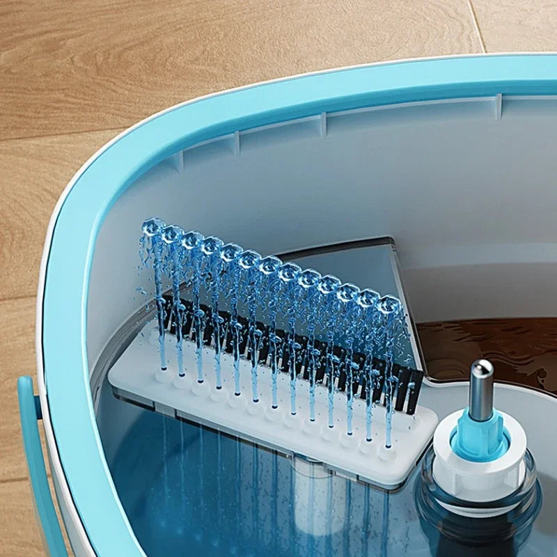 FreshFlo – 360° Rotating Mop and Bucket Set with Dual Water Chambers