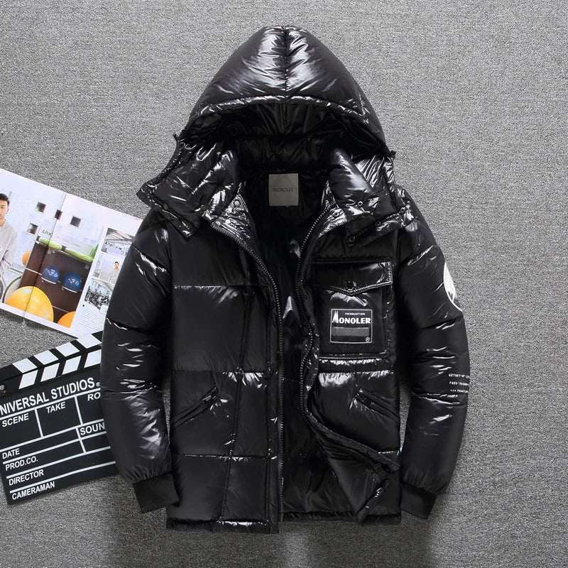 Valmor – Hooded Down Jacket With Zip Closure