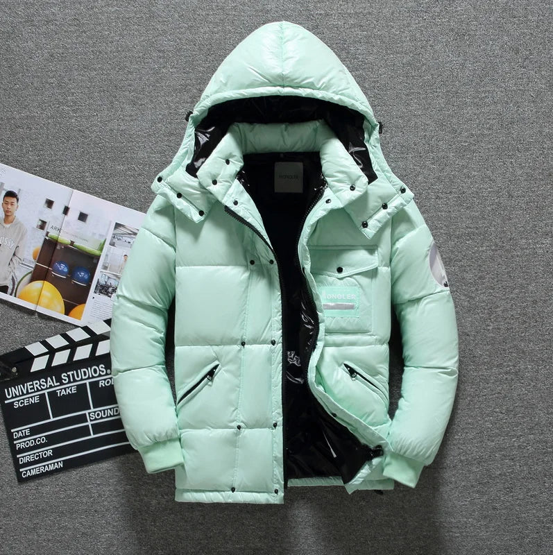 Valmor – Hooded Down Jacket With Zip Closure