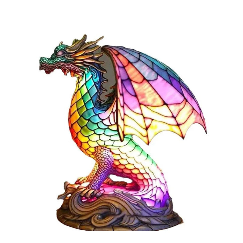 LuminaWild – Handmade Resin Art Lamp with 14 Colorful Animal Motifs