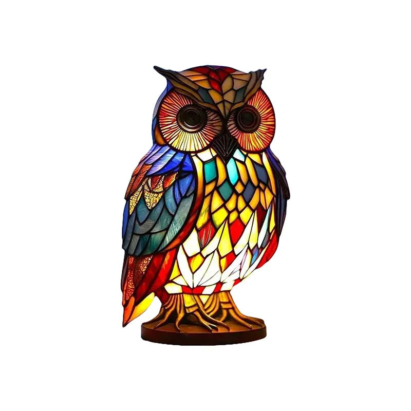 LuminaWild – Handmade Resin Art Lamp with 14 Colorful Animal Motifs