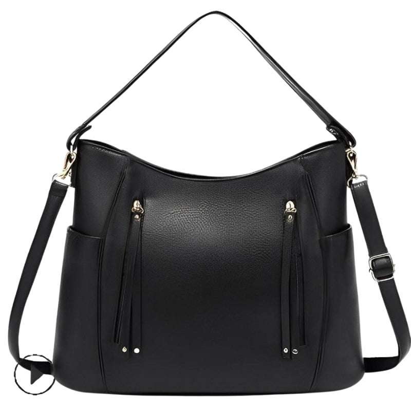 Cerys – Handbag with Adjustable Shoulder Strap and Multiple Zippered Pockets