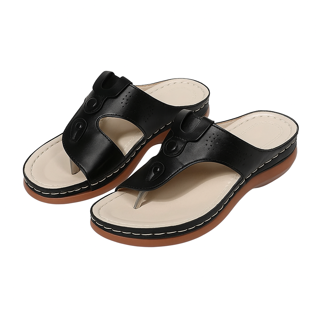 Grace – Stylish Sandals with Supportive Sole and Fashionable Leopard Print for Comfort