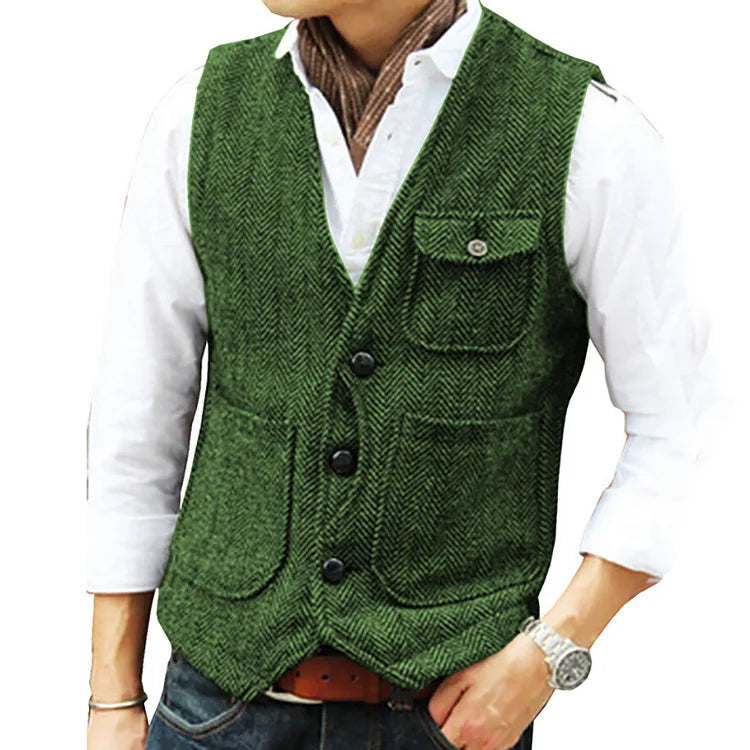 Daniel – Single-Breasted Cashmere Waistcoat
