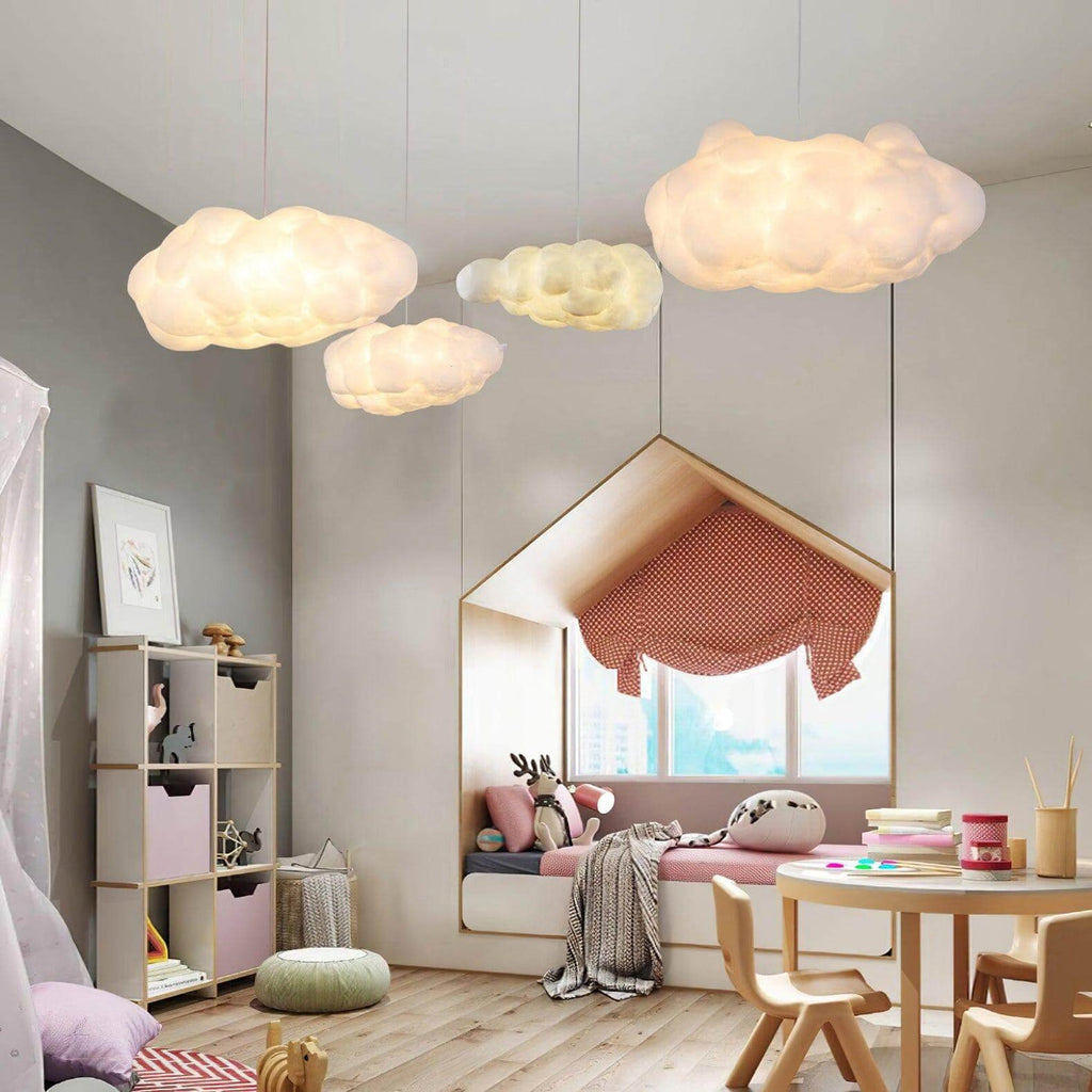 CloudGlow – Cloud-Shaped Pendant Lamp with Soft Diffused Light