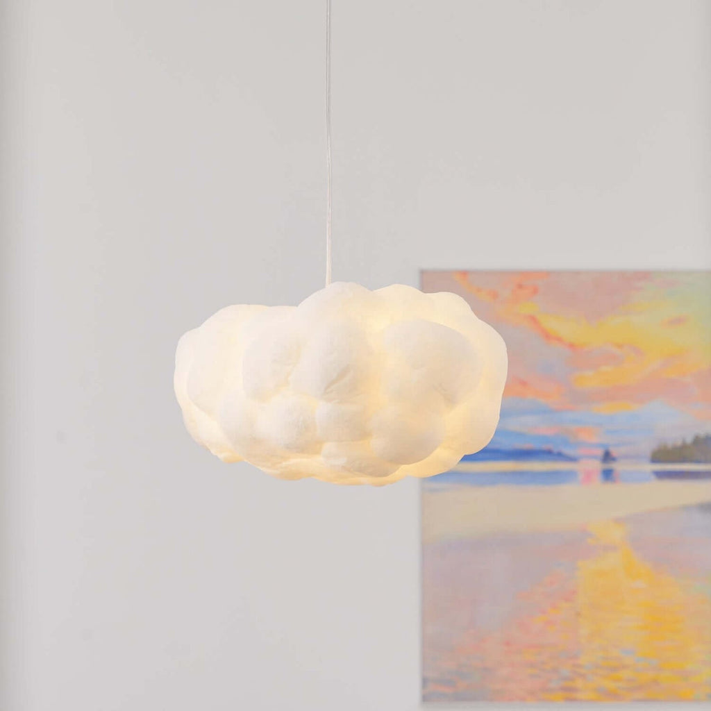 CloudGlow – Cloud-Shaped Pendant Lamp with Soft Diffused Light