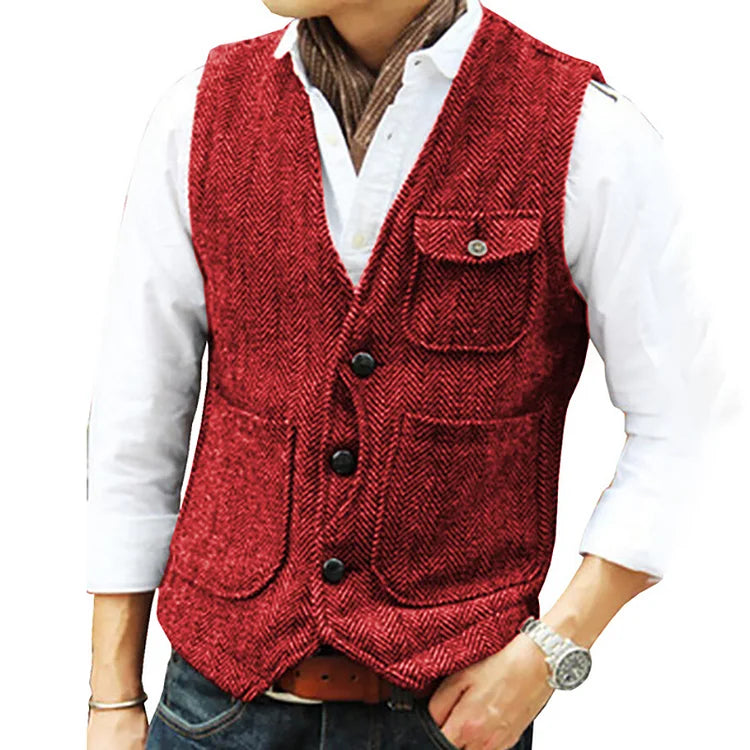 Daniel – Single-Breasted Cashmere Waistcoat