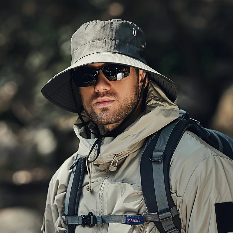 Tobias – Sun Hat With Polyester Fabric and Ventilation Panels