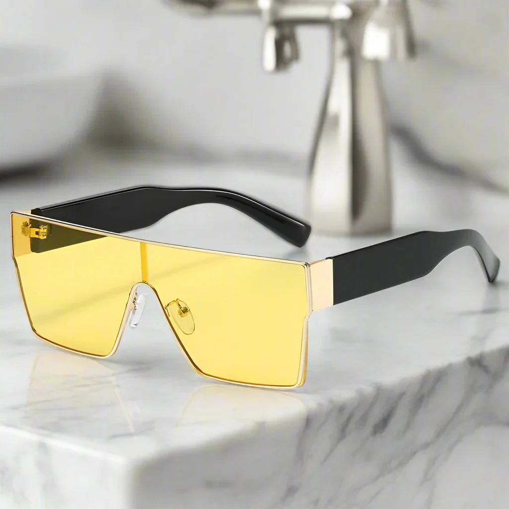 Magnus – Oversized Shield Sunglasses With UV400 Scratch-Resistant Lenses