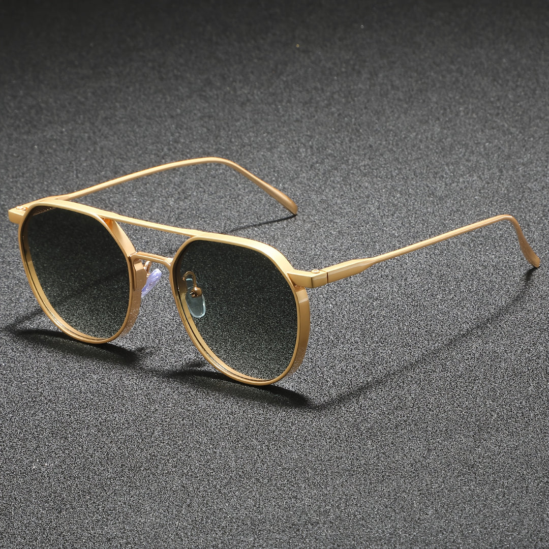 Felix – Round Metal Sunglasses With UV400 Lenses