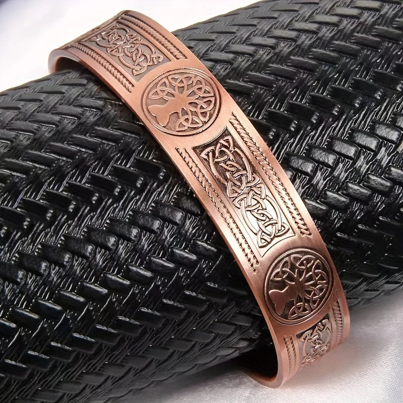 Adriel – Bracelet With Tree of Life Motif in Bronze Zinc Alloy