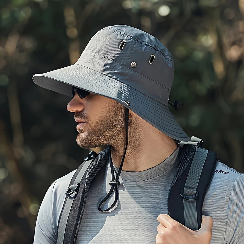 Tobias – Sun Hat With Polyester Fabric and Ventilation Panels