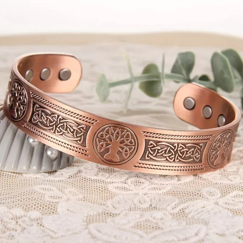 Adriel – Bracelet With Tree of Life Motif in Bronze Zinc Alloy