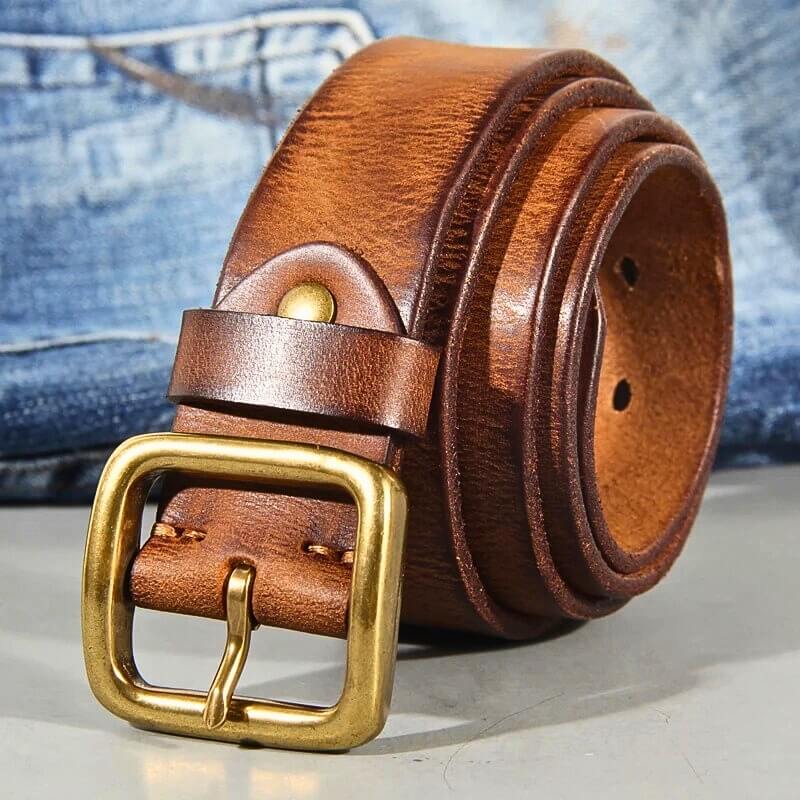 Lysander – Leather Belt With Classic Buckle Design