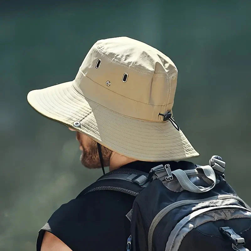Tobias – Sun Hat With Polyester Fabric and Ventilation Panels