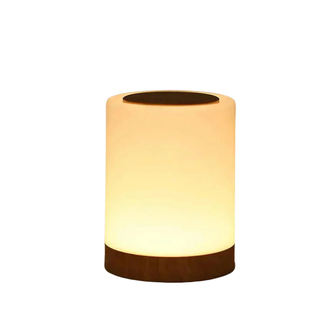 GlowPod – Rechargeable Touch Lamp with Adjustable Brightness and Sleek Rounded Design