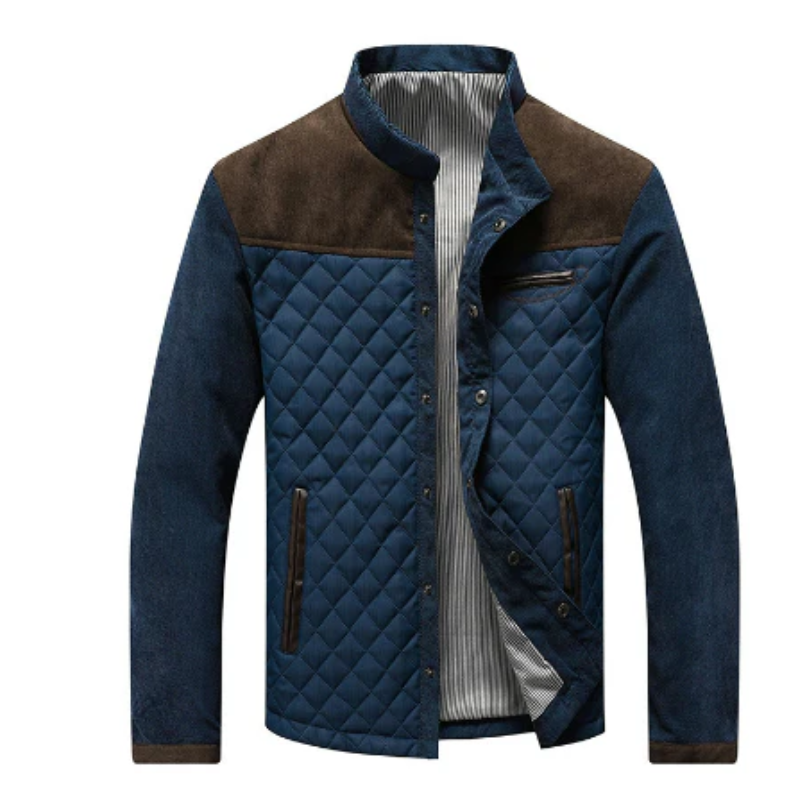 Adrian –  Slim Fit Quilted Jacket with  Multiple Pockets