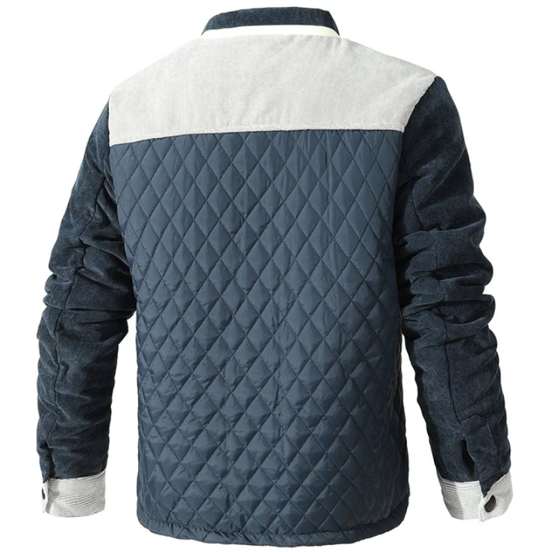 Adrian –  Slim Fit Quilted Jacket with  Multiple Pockets