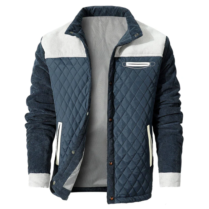 Adrian –  Slim Fit Quilted Jacket with  Multiple Pockets