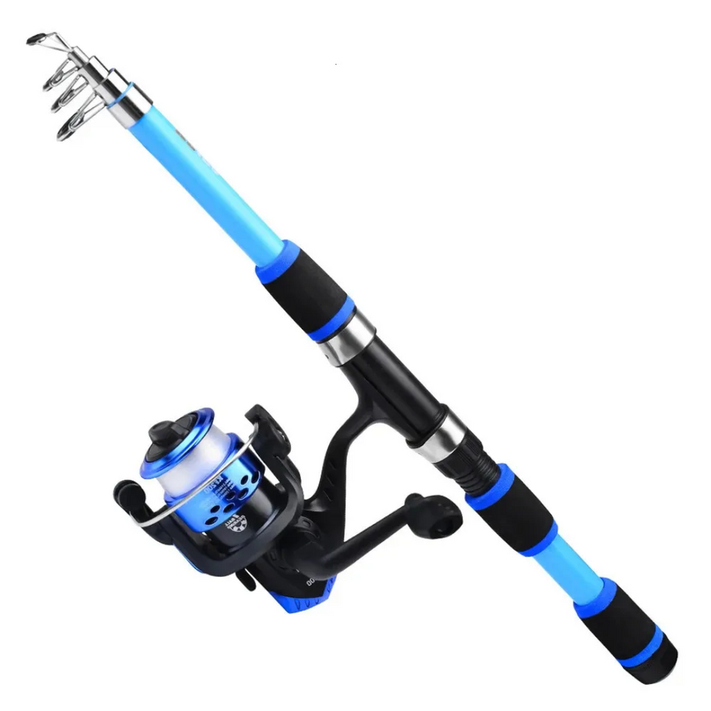 CatchMaster – Telescopic Fishing Rod Set with Spinner Reel and Accessories