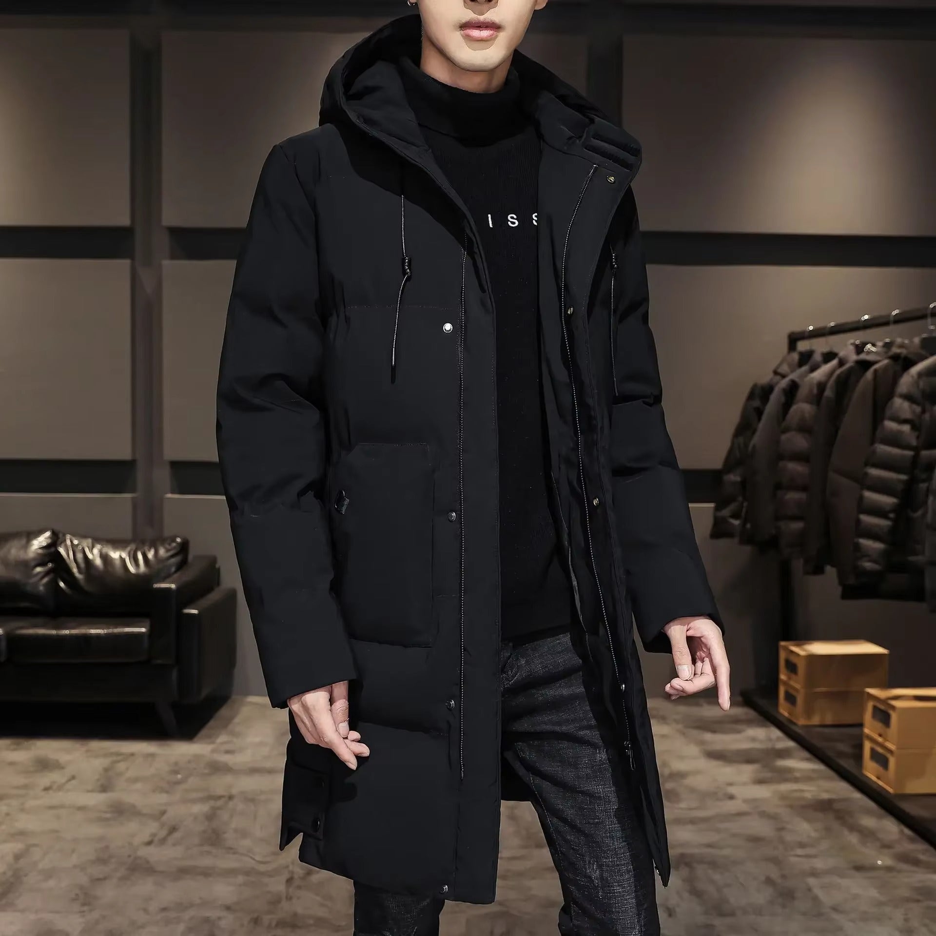 Davor – Insulated Hooded Jacket With Quilted Design