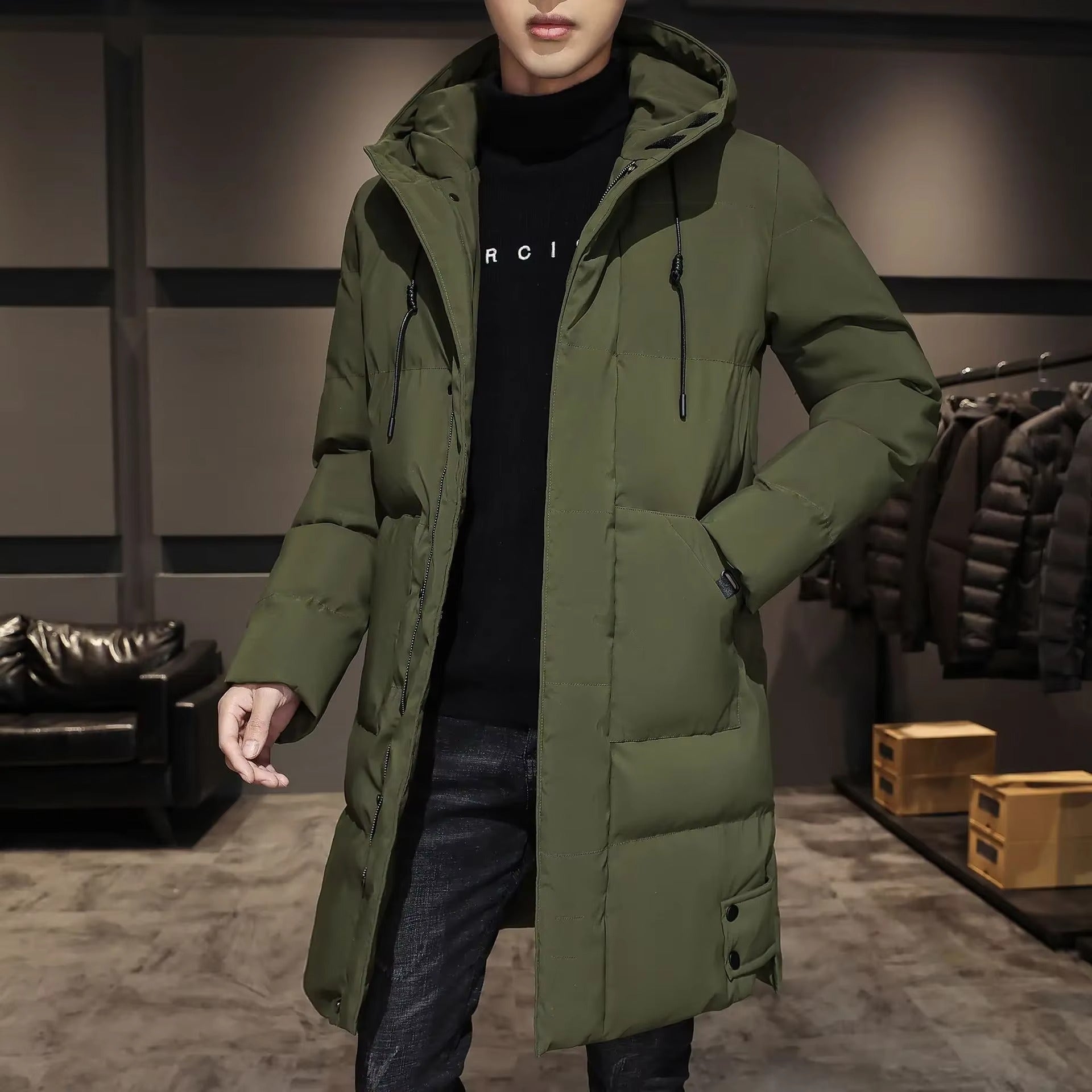 Davor – Insulated Hooded Jacket With Quilted Design