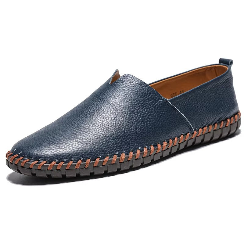 Daniel – Classic Men's Slip-On Loafers with Smooth Upper and Flexible Sole