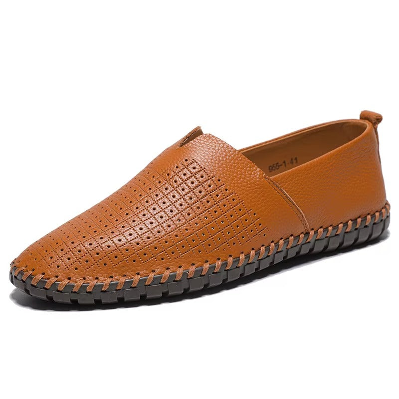 Daniel – Classic Men's Slip-On Loafers with Smooth Upper and Flexible Sole