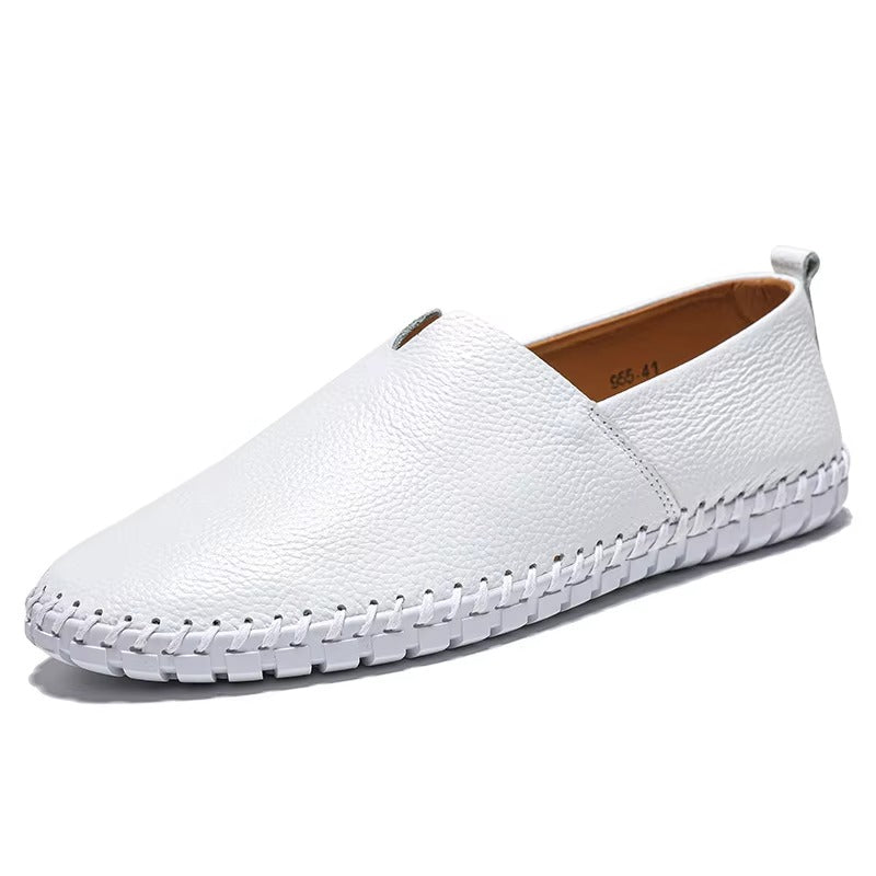 Daniel – Classic Men's Slip-On Loafers with Smooth Upper and Flexible Sole